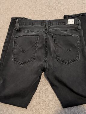 Hudson Skinny Black Jeans Size 26